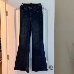 American Eagle Super High Rise Flare Jeans